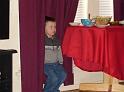 Zack in curtains